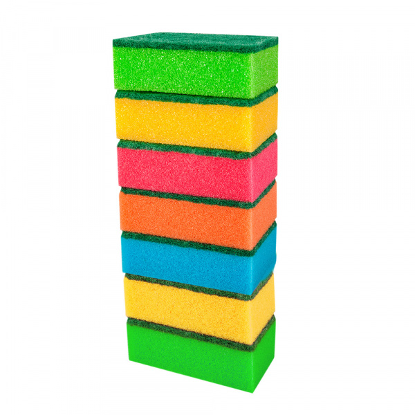 Губки для посуды Идеал 7 шт. "Умничка" (40)